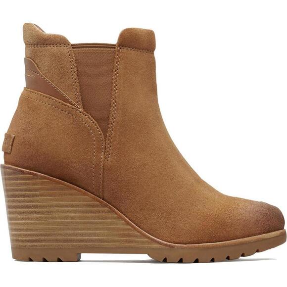 Sorel Boots Women’s 11 brown suede wedge minimalist fall boho fall after hours - Picture 5 of 9